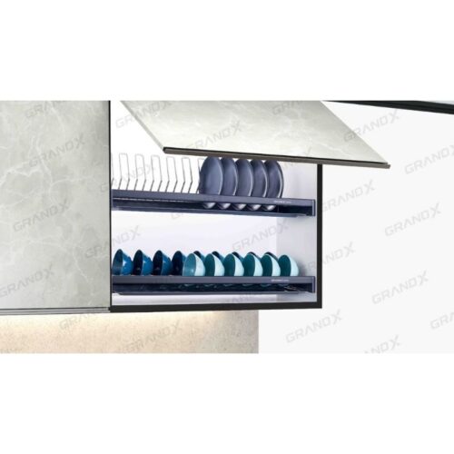 Giá bát đĩa cố định nan Oval SUS304 Grandx XF.80M 3 anh gia bat dia co dinh nan oval sus304 grandx xf.80m