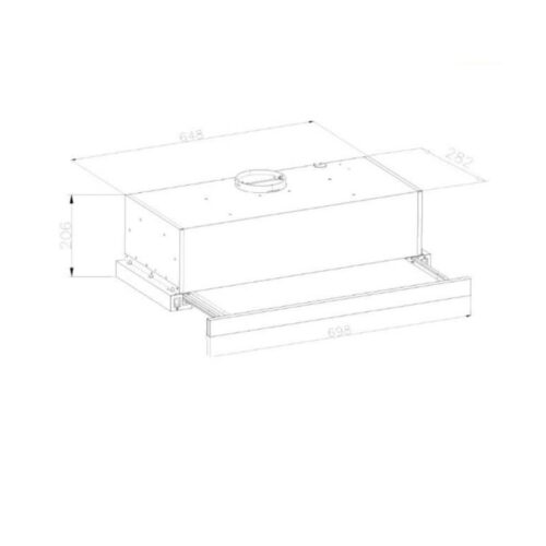 Máy hút mùi âm tủ GrandX GX H90F58B 3 kich thuoc may hut mui am tu grandx gx h90f58b