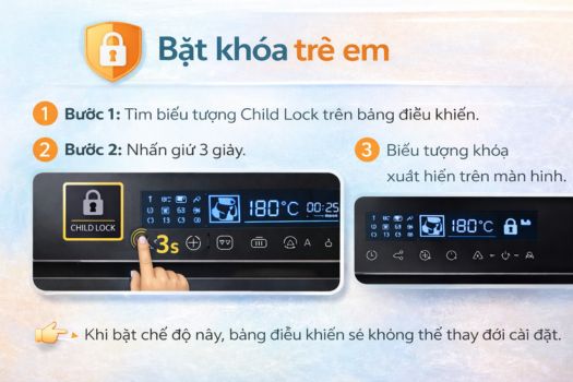 Bật khóa trẻ em