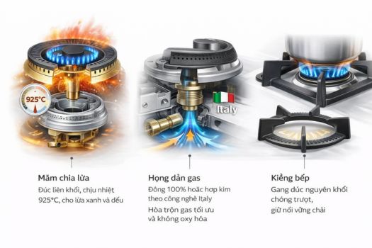 Bộ phận truyền dẫn và đốt cháy