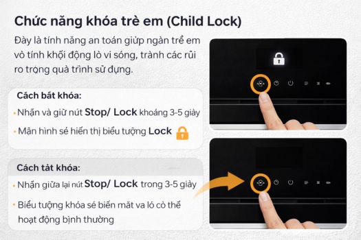 Chức năng khóa trẻ em (Child Lock)