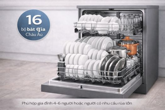 Đánh giá máy rửa bát GrandX có tốt không? 4 Dung tích của máy rửa bát GrandX