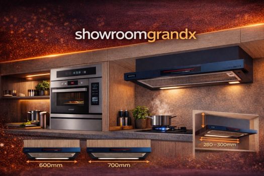 Kích thước máy hút mùi âm tủ grandx