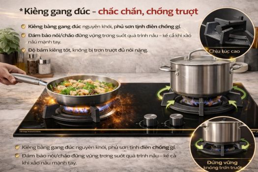 Kiềng gang đúc