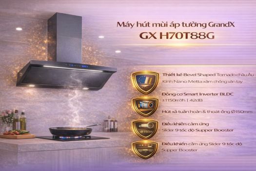 Máy hút mùi GrandX loại nào tốt? Top 5 hút mùi tốt hiện nay 2 Máy hút mùi áp tường GrandX GX H70T88G