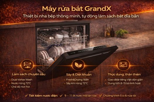 Máy rửa bát grandx