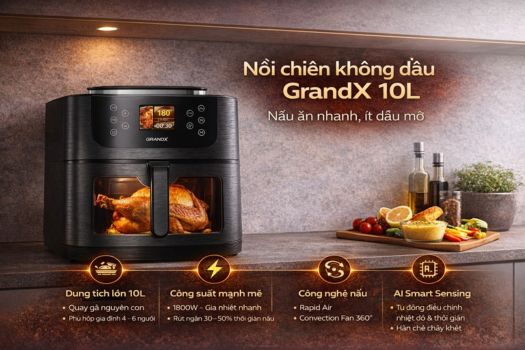 Nồi chiên không dầu grandx