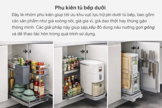 Phụ kiện tủ bếp dưới