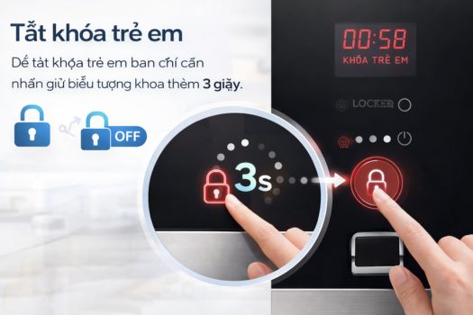 Tắt khóa trẻ em