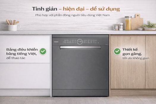 Đánh giá máy rửa bát GrandX có tốt không? 1 Thiết kế máy rửa bát GrandX