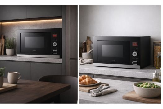 Đánh giá lò vi sóng GrandX có tốt không? 2 Thiết kế sang trọng, tối giản