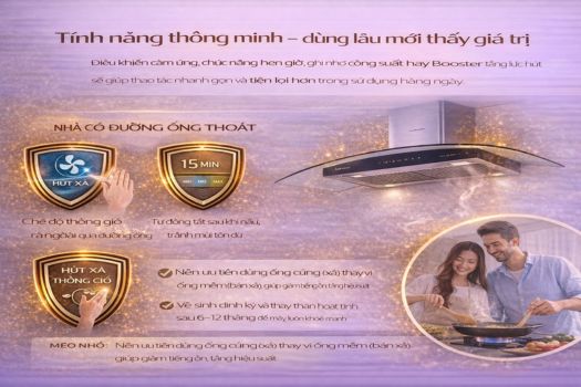 Máy hút mùi GrandX loại nào tốt? Top 5 hút mùi tốt hiện nay 10 Tính năng thông minh – dùng lâu mới thấy giá trị