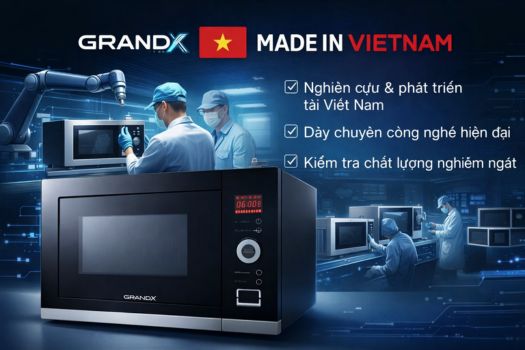 Đánh giá lò vi sóng GrandX có tốt không? 1 Xuất xứ lò vi sóng GrandX