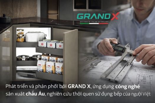 Xuất xứ phụ kiện tủ bếp GrandX