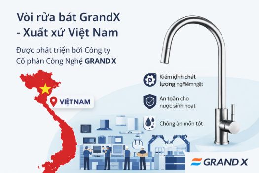 Xuất xứ vòi rửa bát GrandX